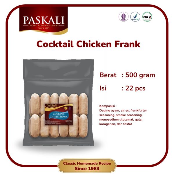 Cocktail Chicken Frank Paskali Sosis Ayam